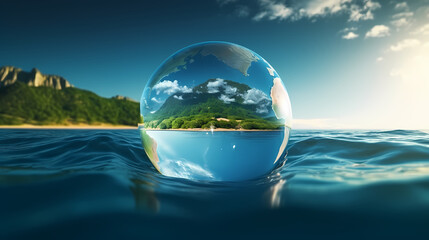 World environment day concept ecology protection environment, environmental protection background