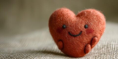 Red heart symbolizing love and romance for a charming Valentine's Day decor.