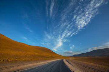 Fototapeta premium Road in Bolivia