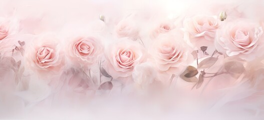 very pretty pink roses,