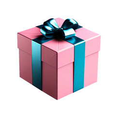 Fototapeta premium gift box isolated on transparent background cutout