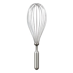  Metal whisk isolated on transparent background