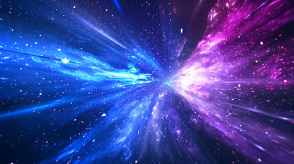 Explosion in universe.