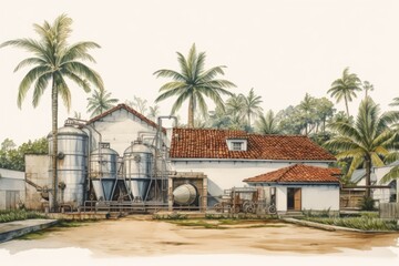 Southern Brazil brewery in Pomerode.