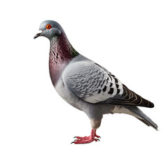  Pigeon standing isolated on transparent background