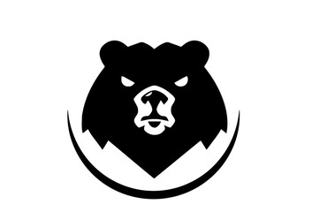 bear head vector