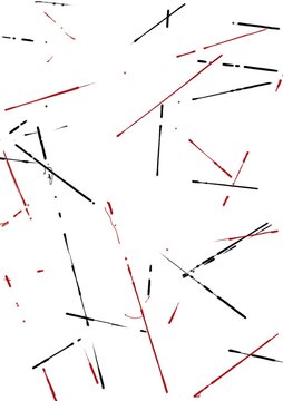 Zeichnen rot schwarz