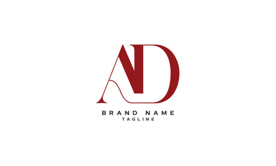 AND, ADN, NAD, NDA, DNA, DAN, Abstract initial monogram letter alphabet logo design