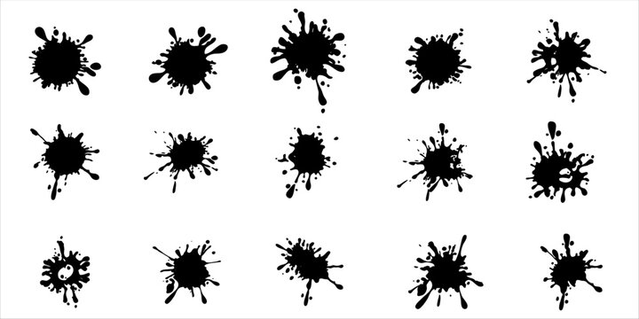 ink splater element grunge liquid drop