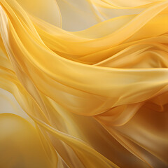 Obraz premium A close up of a yellow silk fabric