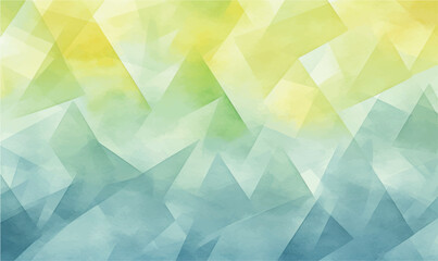 Obraz premium abstract green background with triangles