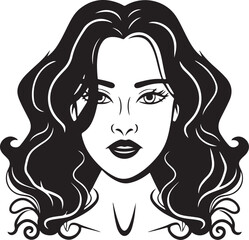 Woman profile line icon. Face, cosmetology, beautician. Beauty care concept. Can be used for topics like beauty salon, dermatology, aesthetic procedure