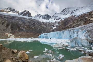 Lake in glacier