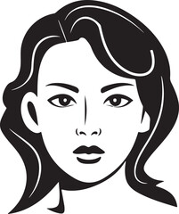 Woman profile line icon. Face, cosmetology, beautician. Beauty care concept. Can be used for topics like beauty salon, dermatology, aesthetic procedure