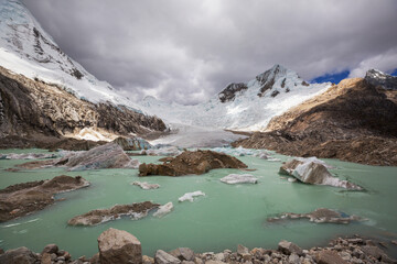 Lake in glacier