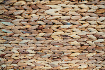 Wicker woven basket background texture