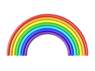 Simple rainbow sign 3D