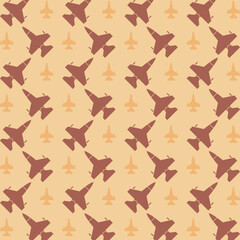 Jet trendy design brown repeating pattern vector illustration background