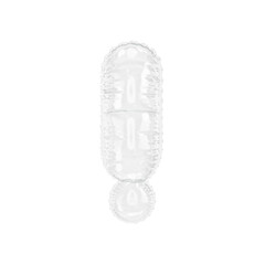 3d illustration transparent glass 