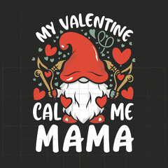 Valentine's Day , my Valentine's Day , Valentine's , svg , retro t shirt design 