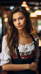 Bulgaria as beautiful 28 years old girl, candid photography generative ai