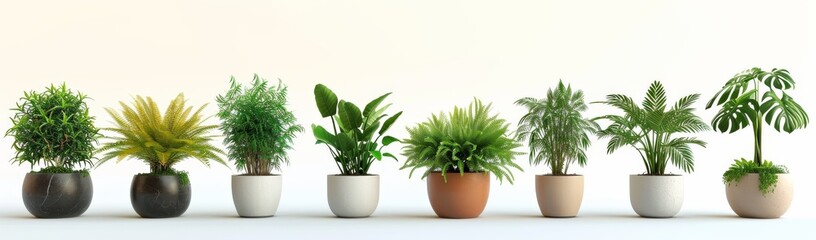 flower pot on a white background