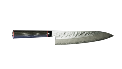 Kitchen knife isolated on transparent background. PNG.