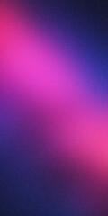 Obraz premium Dark blue purple grain texture gradient background magenta pink glowing color grainy poster banner design