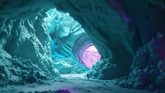 Cartoon digital avatar of Futuristic Cave Dweller