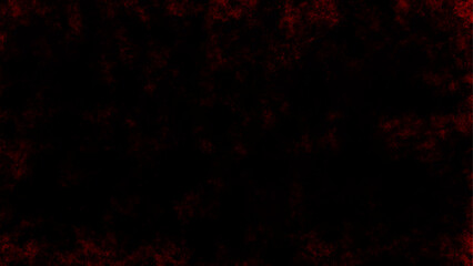 Distressed red grunge texture on dark background, vector