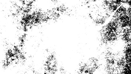 Scratch grunge urban background, transparent grunge texture overlay, vector