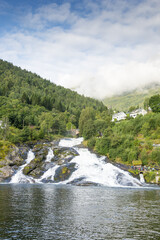Hellesyllt waterfall Norway.