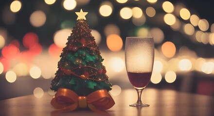 christmas tree and candles