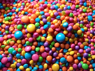 Obraz premium Candy Background Very Cool