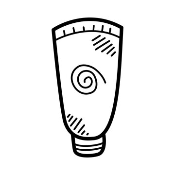 recommend clip art: Sun screen in hand-drawn style