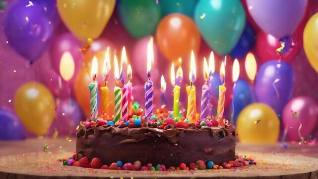 Birthday background invitation