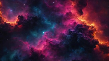 Fototapeta premium Abstract space wallpaper background, dark smoke design