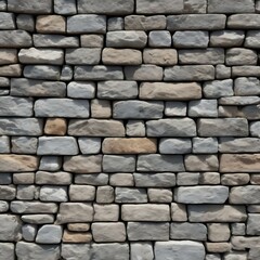 Surface white wall of stone wall gray tones