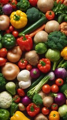 Fototapeta na wymiar Healthy vegetables at the kitchen