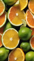 Lime, lemon and orange slices