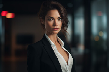 International Women's Day. Portrait of young beautiful woman