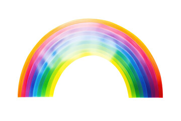Colors of the Rainbow Isolated On Transparent Background