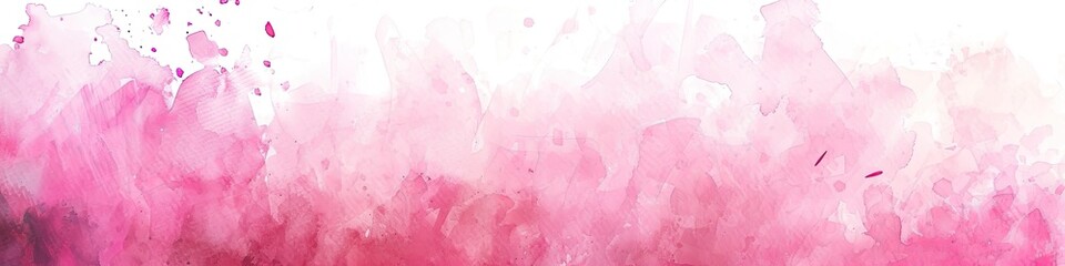 Abstract watercolor background with shades of pink and white