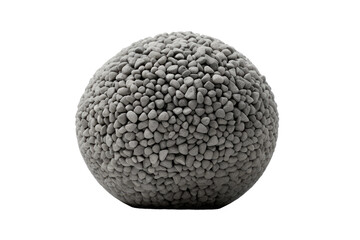 Gravel Ball Abstraction Isolated On Transparent Background