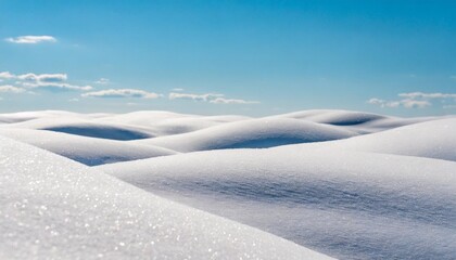 Fototapeta na wymiar white drifts background white fluffy snow