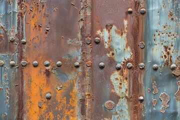rusted and weathered metal surface