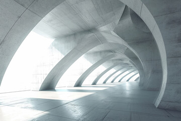 Obraz premium Underground building space.