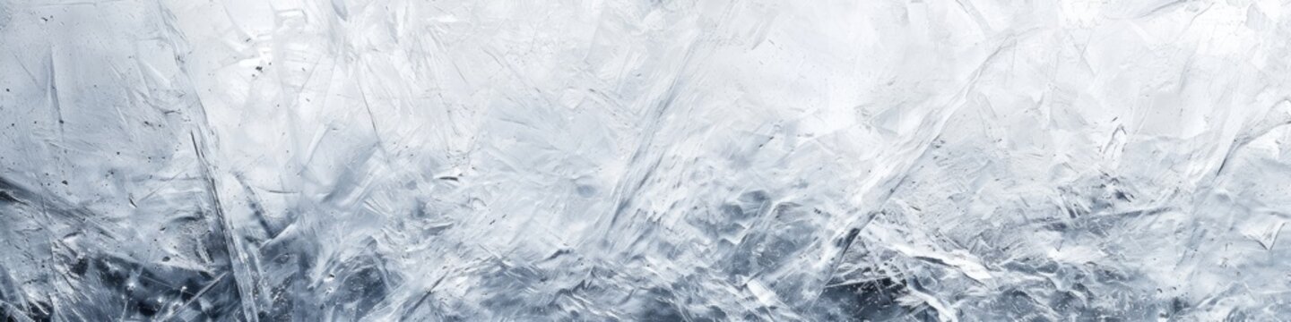 White ice background with abstract texture