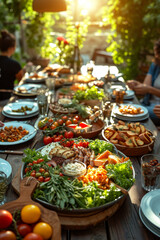 Fototapeta premium Food menu for your summer party