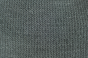 Pattern and texture of synthetic acrylic fabric close-up macro.